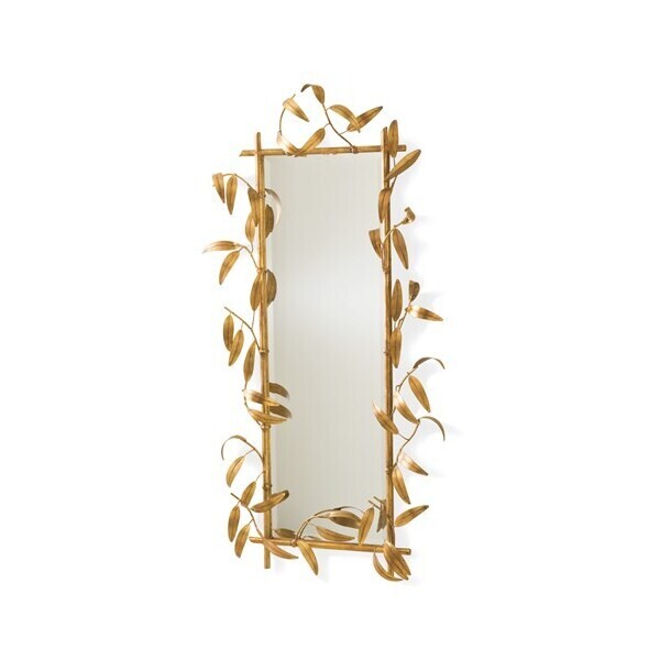 Golden Bamboo Framed Mirror