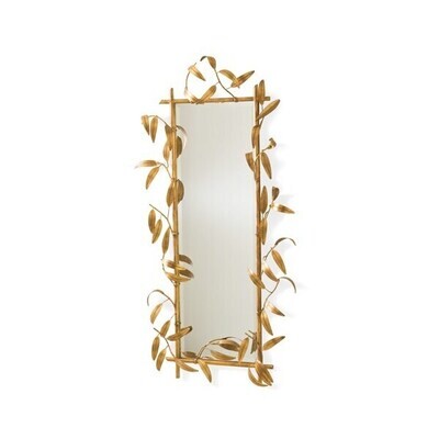 Golden Bamboo Framed Mirror