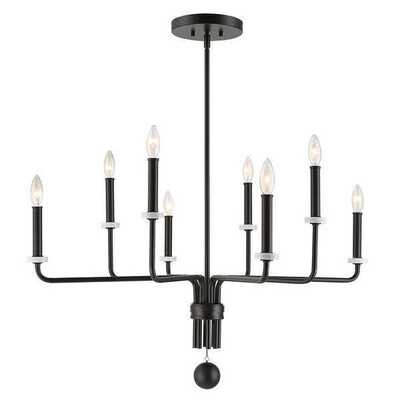 Ebony 8-Light Chandelier