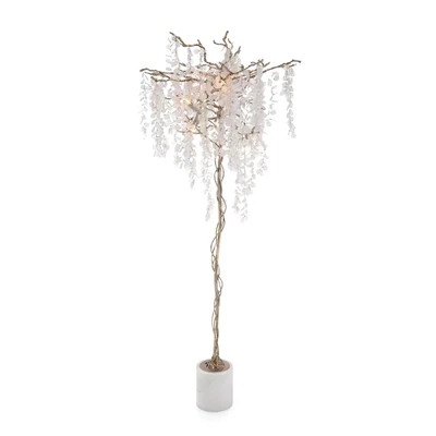 Crystal Clusters Tree Floor Lamp