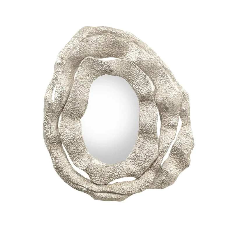 Triple Frame Nickel Accent Mirror