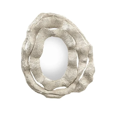 Triple Frame Nickel Accent Mirror
