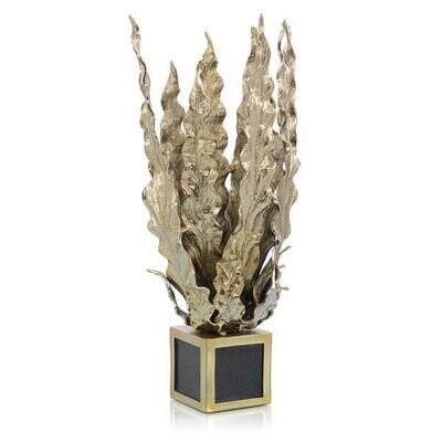 Handcrafted Gold Leaf Sculpture