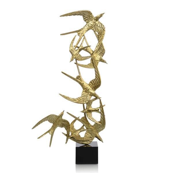 Swallows in Flight Sculpture