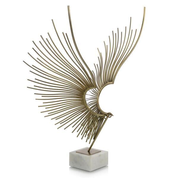 Abstract Brass Bird Artwork