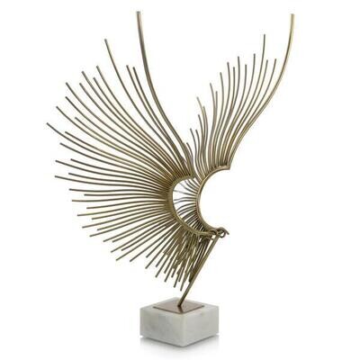Abstract Brass Bird Artwork