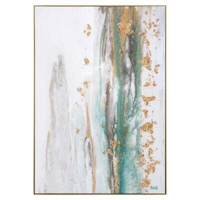 "Mary Hong's Glass Oasis" with Crystal Glass and Emerald Green
