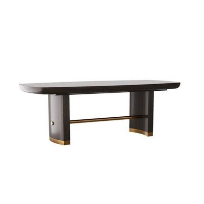 Ebony Oak Extendable Dining Table