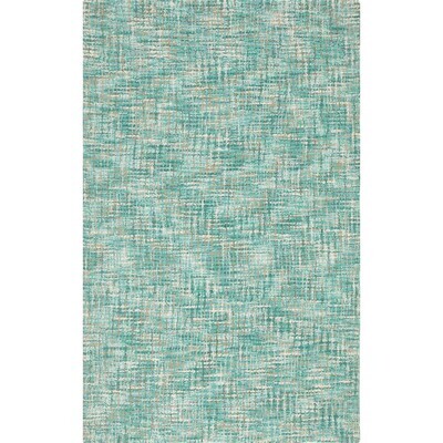 Aqua Oasis Handcrafted Pile Rug Collection