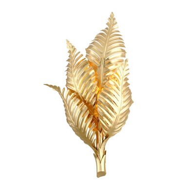Tropical Palm Leaves Wall Sconce