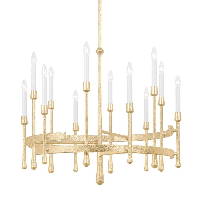 Elongated Stem Candle Chandelier
