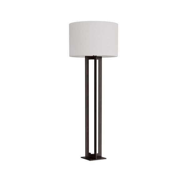 Modern 67-Inch Tall Open Frame Bronze Floor Lamp