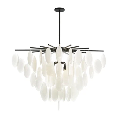White Wind Chime Chandelier Indoor