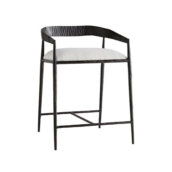 Hammered Iron Counter Stool - 30.5"H
