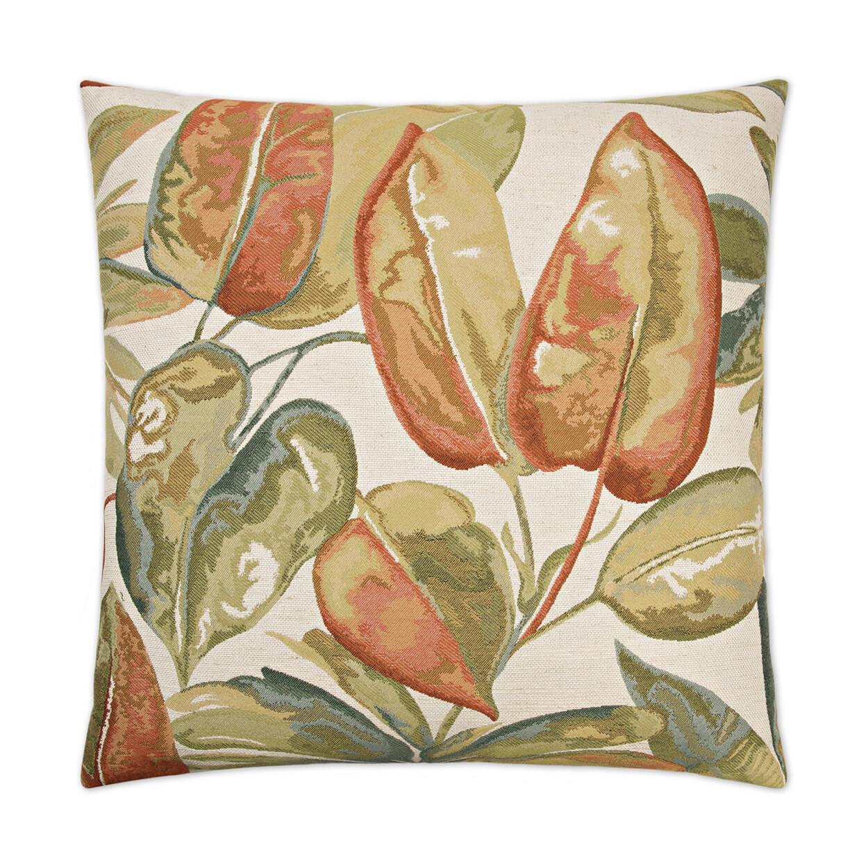 Tropical Leaves Accent Pillow