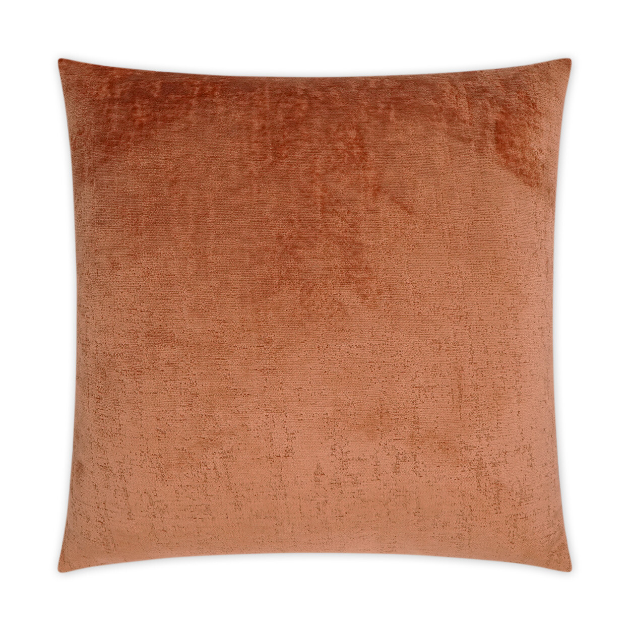 Salmon Velvet Accent Pillow