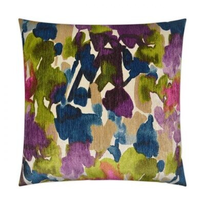 Multi-Colored Impressionist Pillow