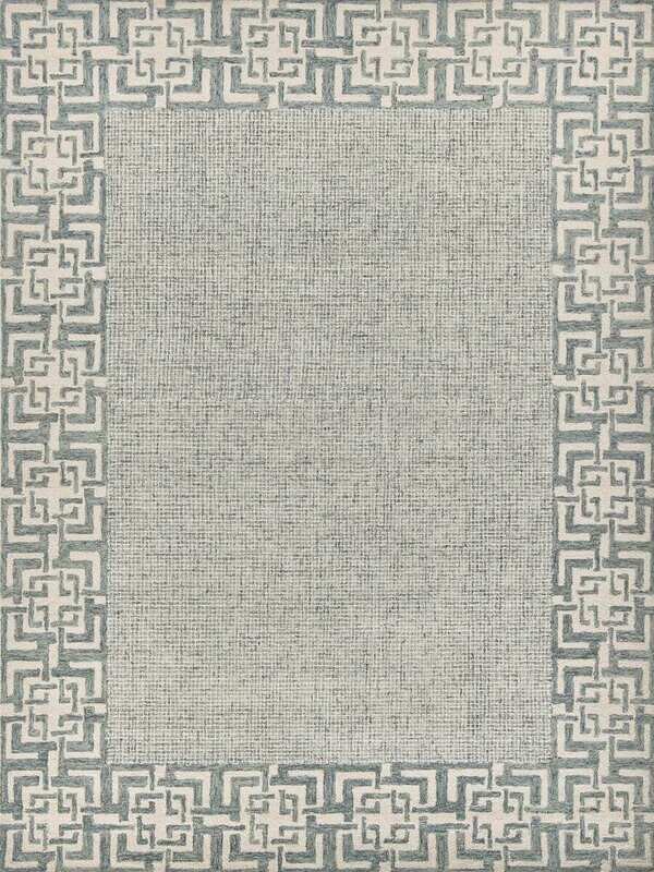 Contemporary Hand-Tufted Loop Pile Rug - 8' x 10'