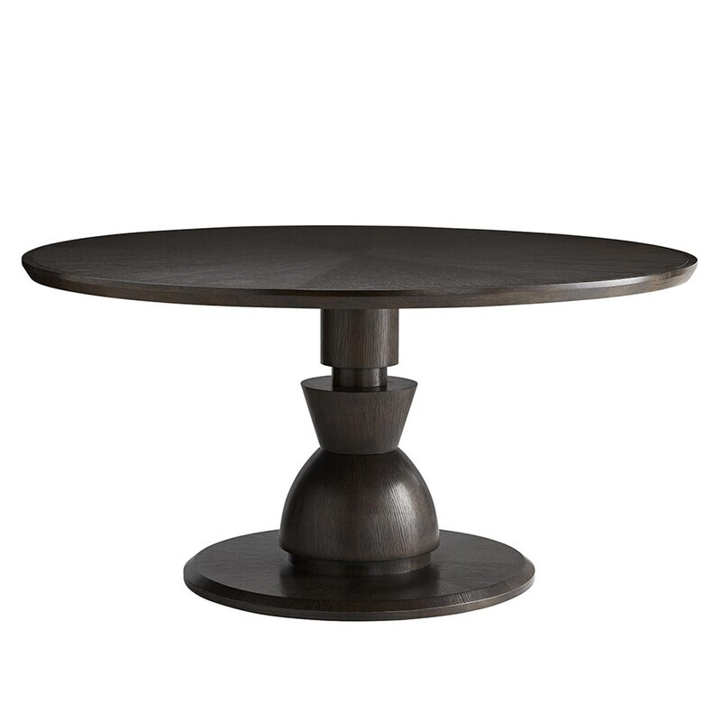 60-Inch Round Dining Table - Umber