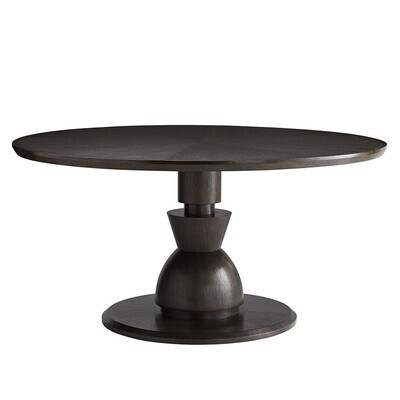 60-Inch Round Dining Table - Umber