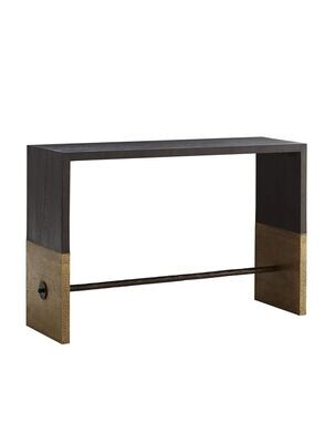 Cerused Sable Stain Solid Oak Console