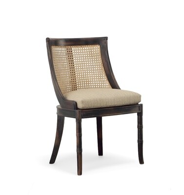 Double Cane Backed Dining Chair