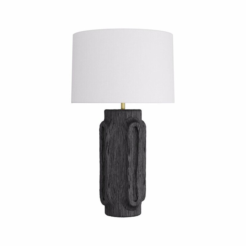 Ebony Contemporary Table Lamp - 31 Inch