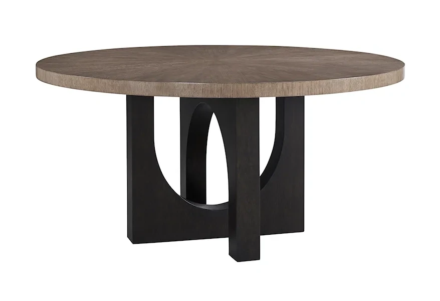 Contemporary Regency Round Dining Table - 60 Inch
