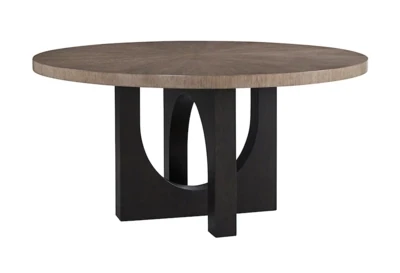 Contemporary Regency Round Dining Table - 60 Inch
