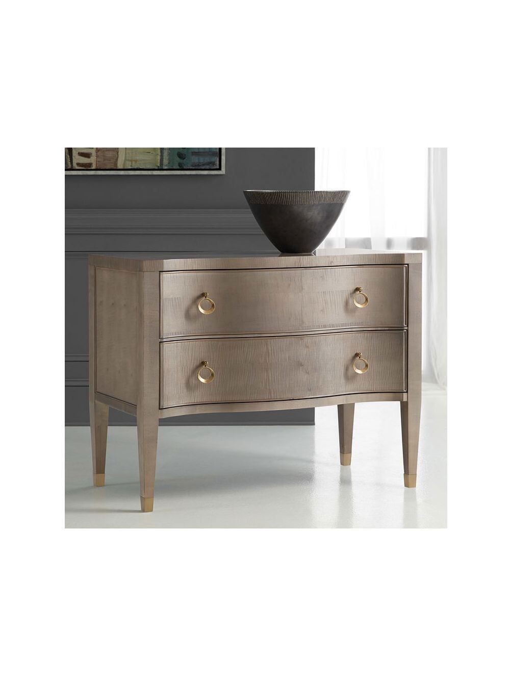 Sycamore Chest with Brass Details