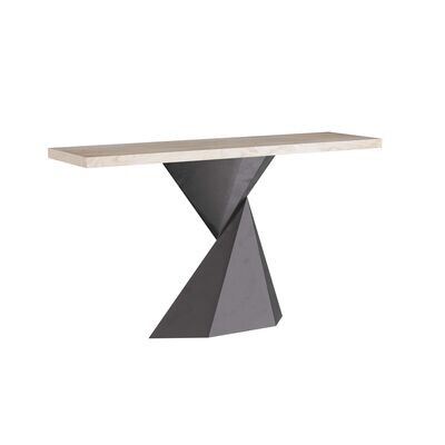 Modern Blackened Bronze Console