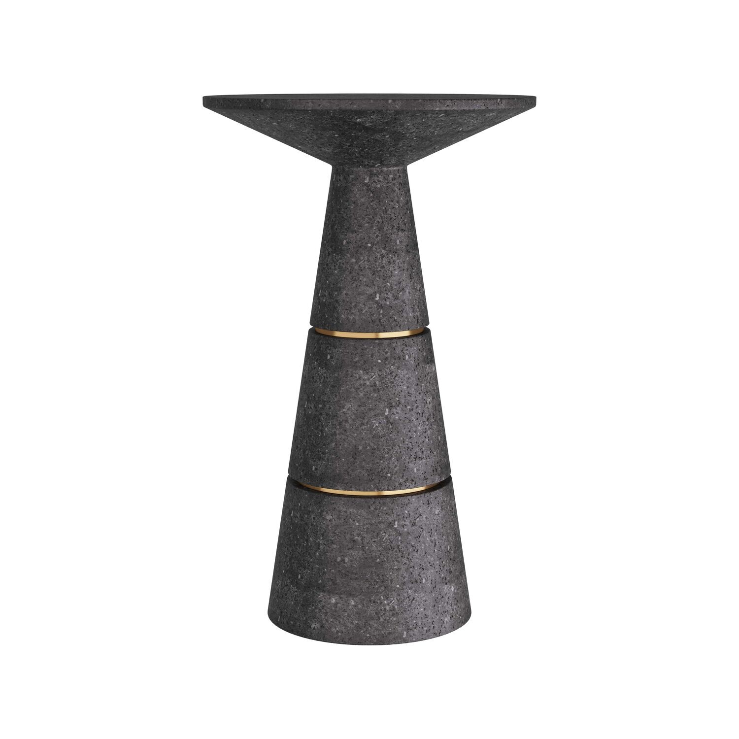 Charcoal Tapered Accent Table