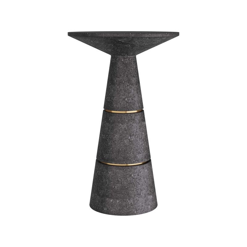 Charcoal Tapered Accent Table