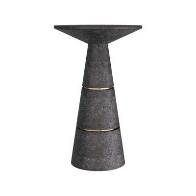 Charcoal Tapered Accent Table