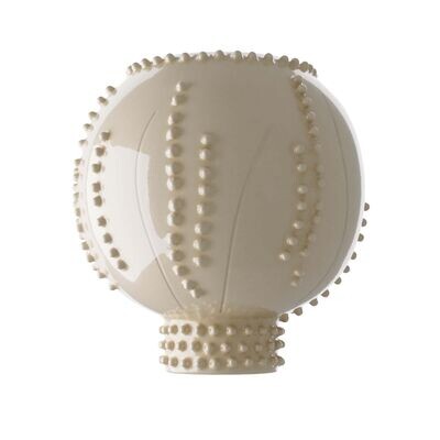 Large Ivory Ceramic Vase