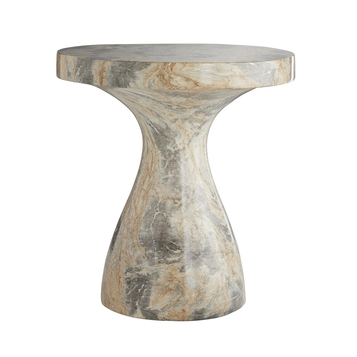 Sahara Faux Marble Accent Table