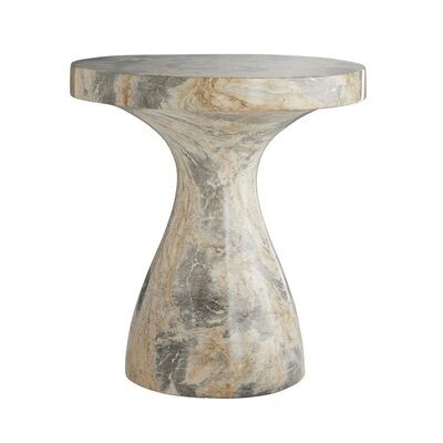 Sahara Faux Marble Accent Table