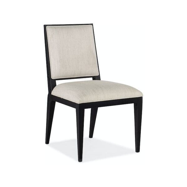 Linville Falls Upholstered Side Chair ( Set of 2), Finish: Charred Black