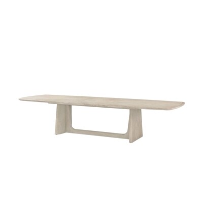 Rectangular Extension Dining Table - 134" W