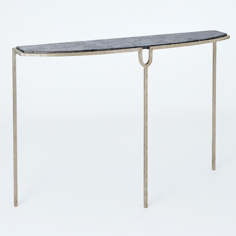 Curve Silver Console