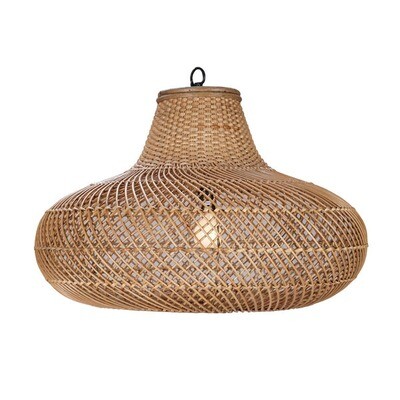 Natural Rattan 1-Light Pendant