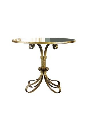 Antique Gold Center Table - 36" D