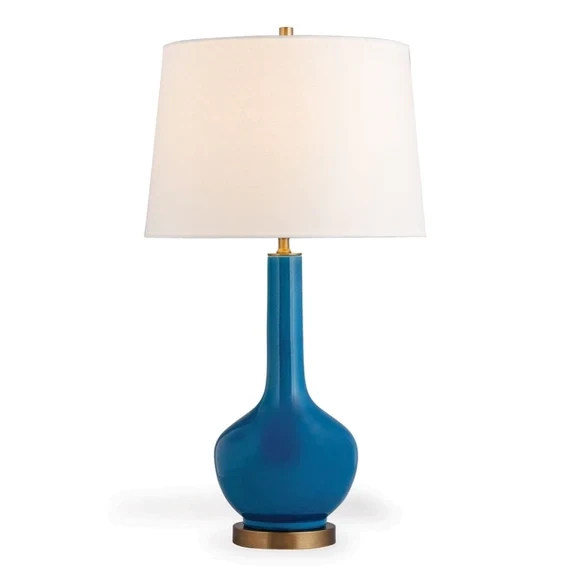 Turquoise Table Lamp - 30" H