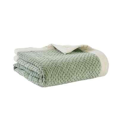 Lux Jade Velvet Quilt