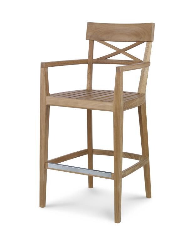 Outdoor Teak Bar Stool