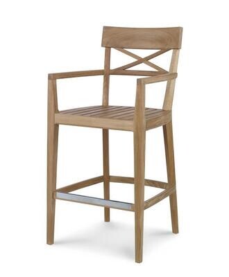 Outdoor Teak Bar Stool