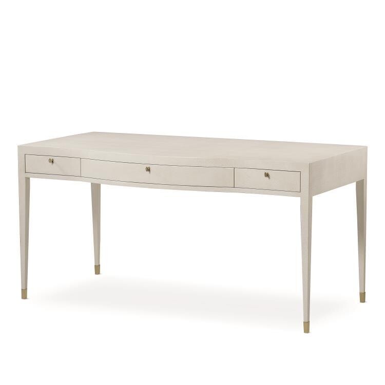 Faux-Shagreen Writing Desk - 60" W
