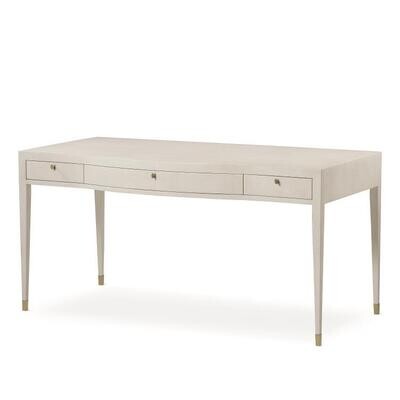 Faux-Shagreen Writing Desk - 60" W