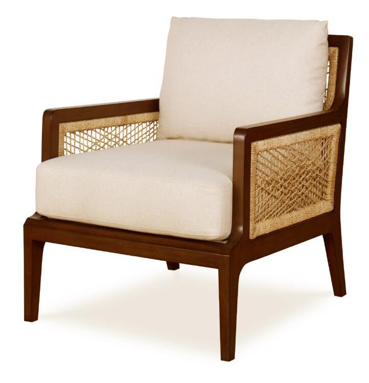 Natural Abaca Woven Panels Chair