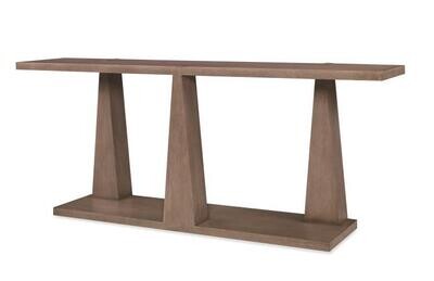 Column Console Table - Timber Grey Finish